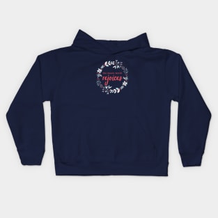 The weary world rejoices Kids Hoodie